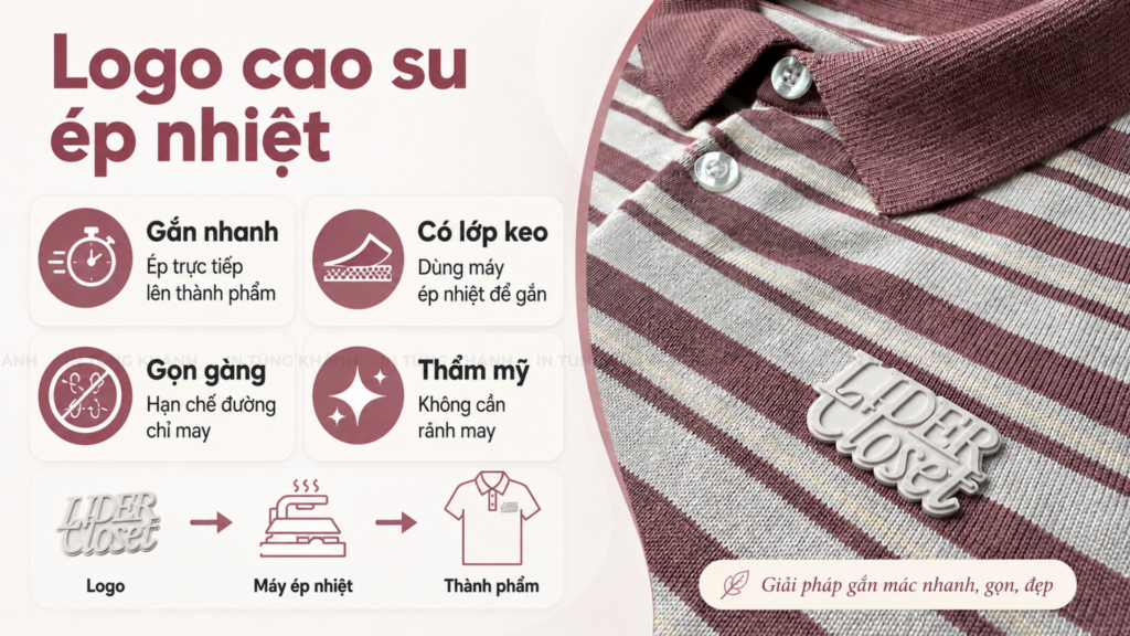 Logo cao su ép nhiệt