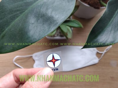 cach ep tem in logo khau trang