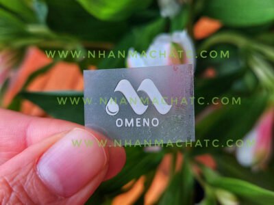 nhan ep nhiet cao thanh in logo omeno