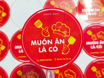 Mẫu decal giấy