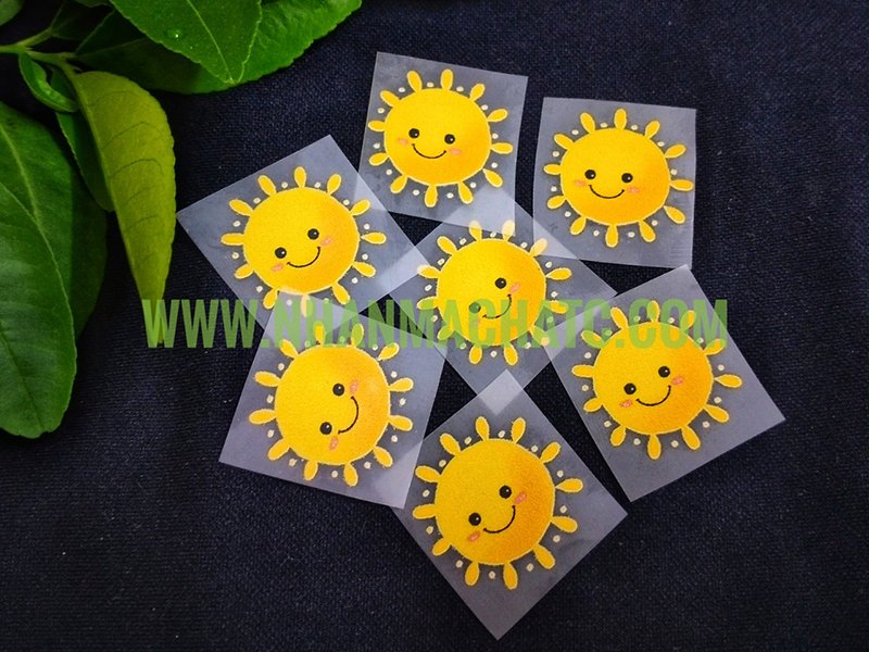 Một Số Hình Ảnh Mẫu Nhãn Ép Nhiệt Đẹp Tham Khảo