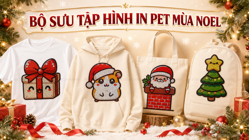 Bộ sưu tập hình in pet chuyển nhiệt Hà Nội dịp Noel