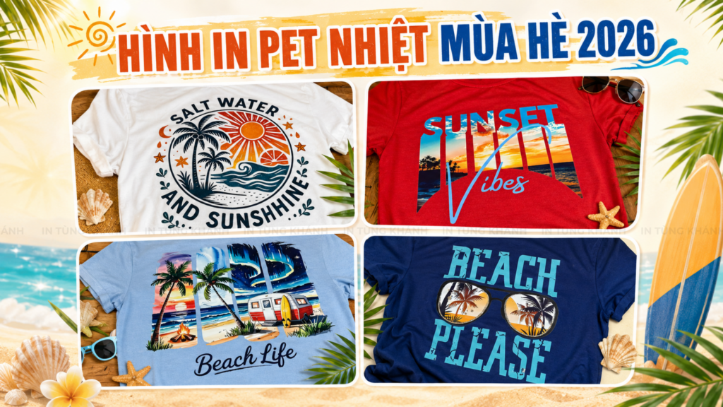 Hình in pet nhiệt mùa hè 2026