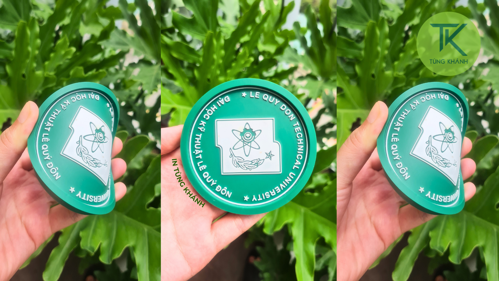 Lót ly cao su sử dụng trong trường học