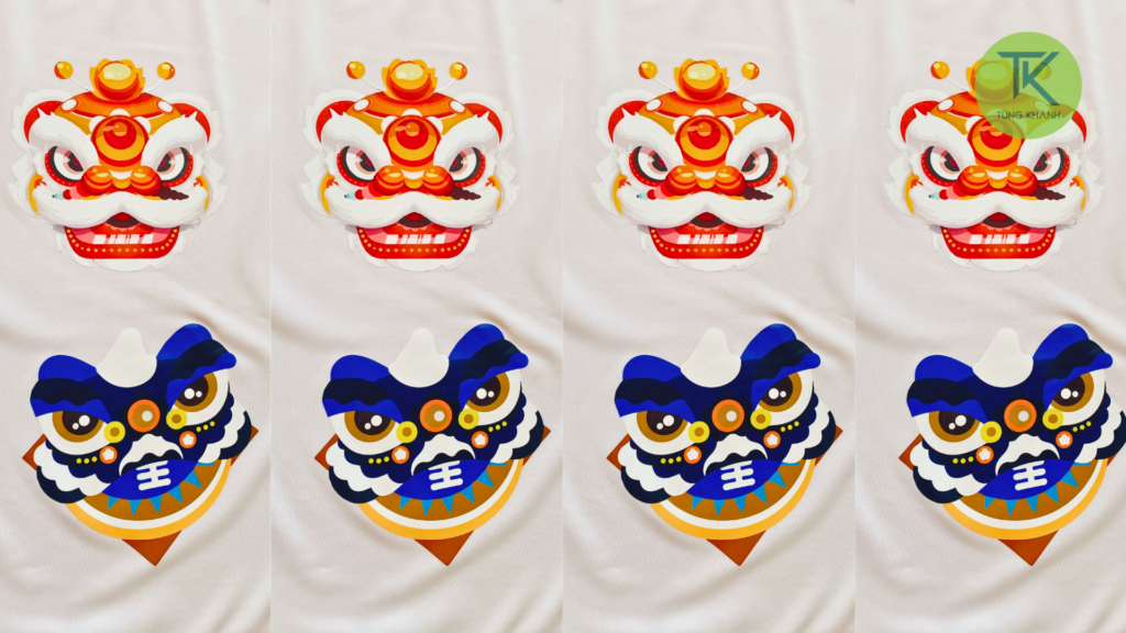 Mẫu hình in pet đầu lân hot Trung thu