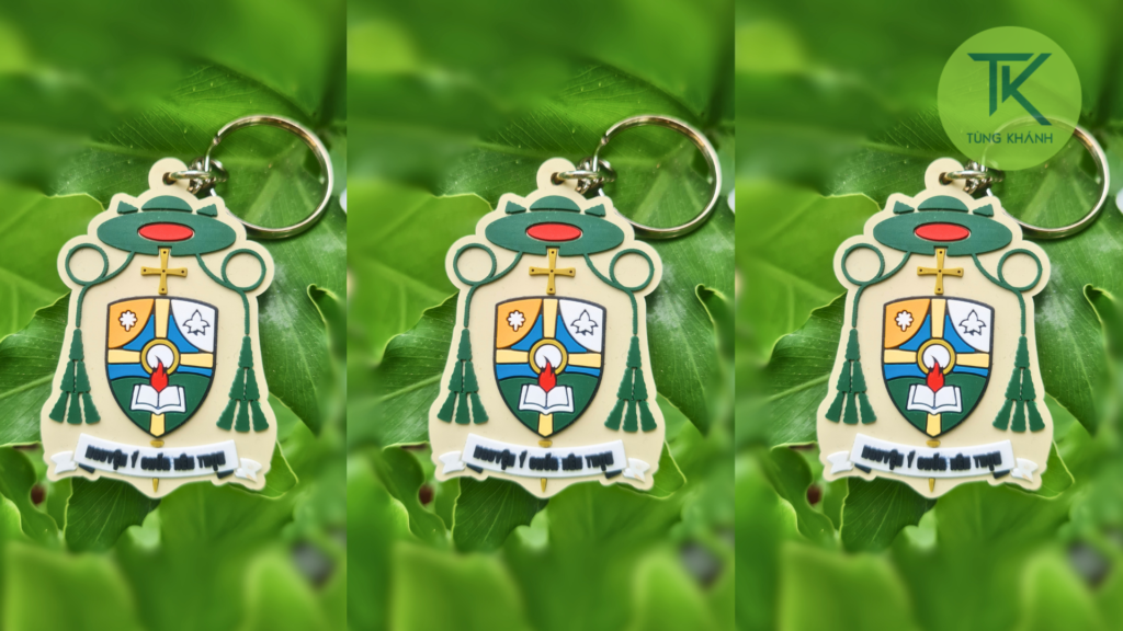 Móc khóa cao su in theo yêu cầu