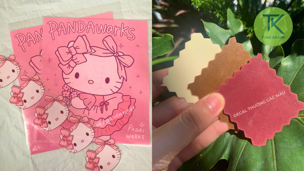 So sánh in pet và in decal