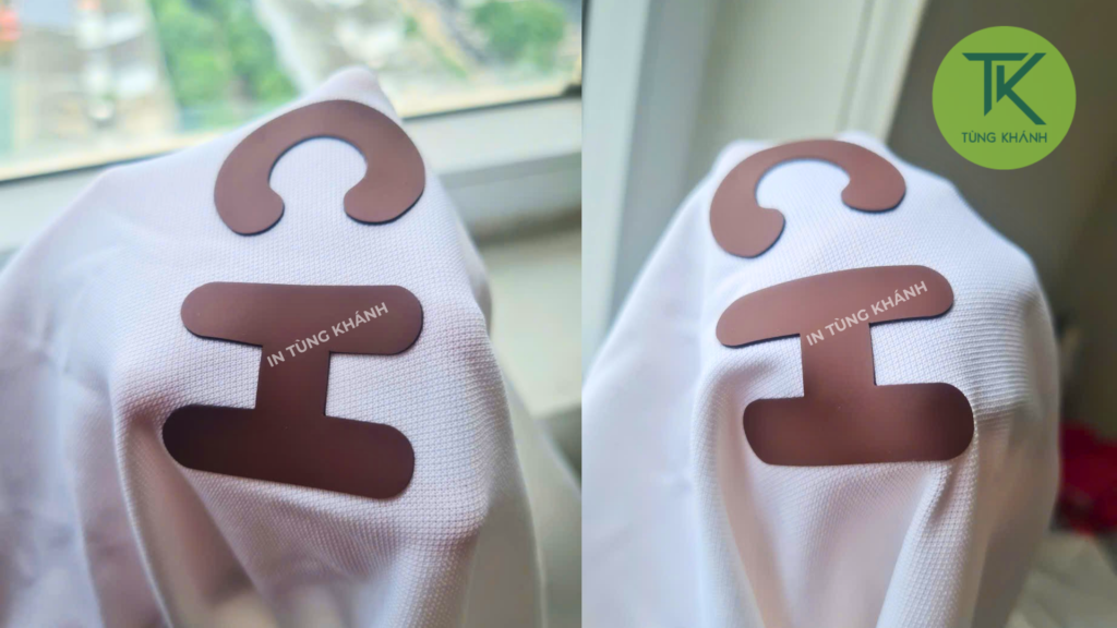 Decal cao thành trên vải