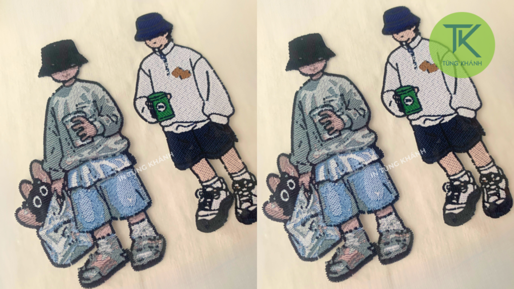 Hình in chuyển nhiệt in áo hoodie