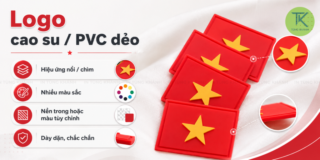 Logo cao su/ PVC dẻo