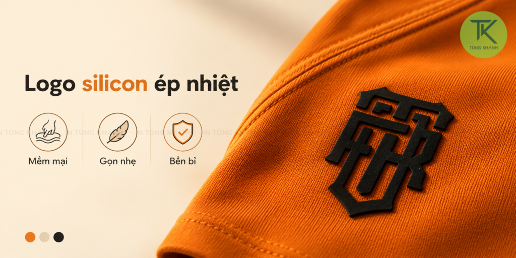 Logo silicon ép nhiệt