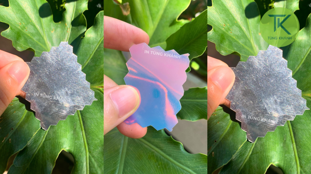 Mẫu decal tráng gương thường và tráng gương 7 màu
