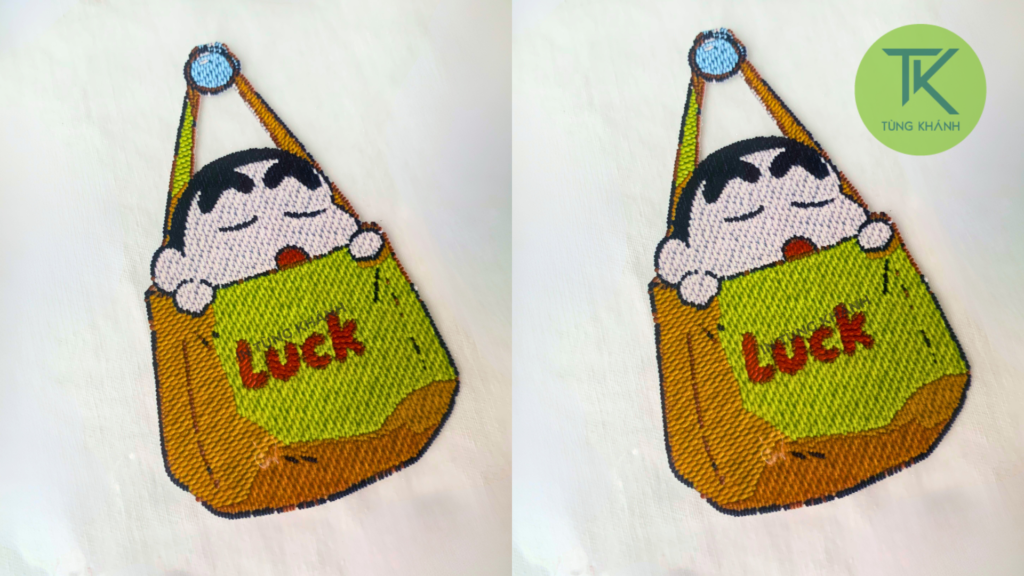 Pet chuyển nhiệt hình cậu bé bút chì