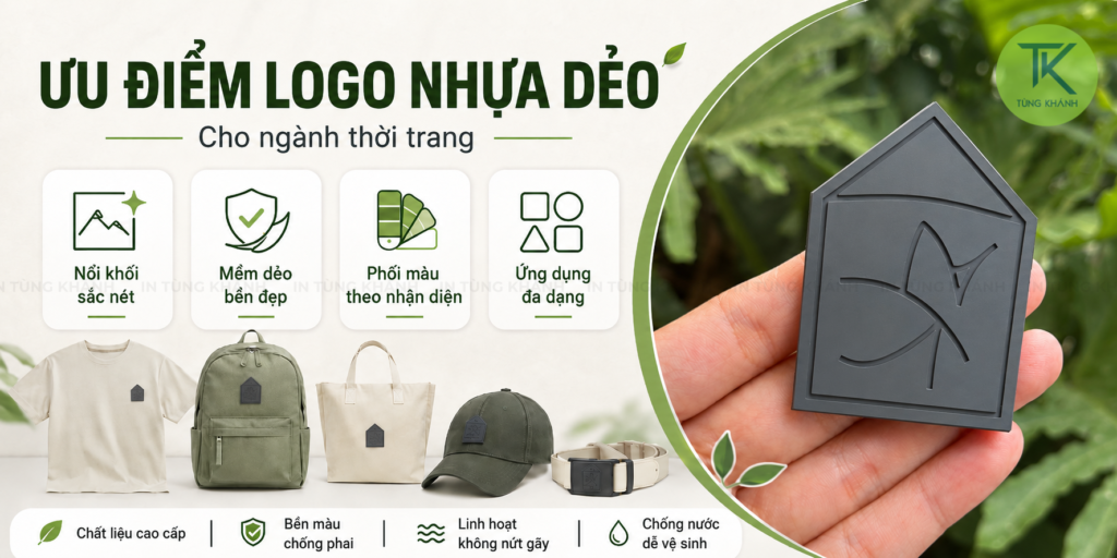 Ưu điểm nổi bật của công nghệ in logo nhựa dẻo