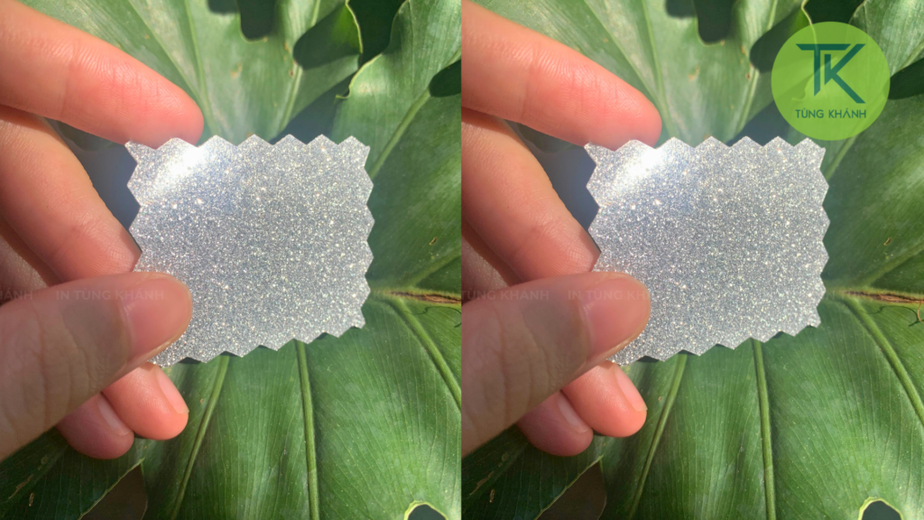 Decal kim tuyến bạc