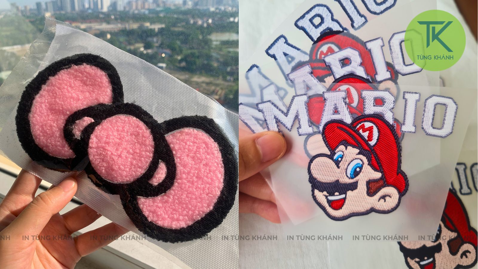 Hai loại in thêu Hà Nội của Tùng Khánh