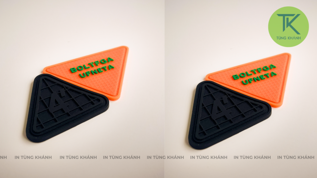 Logo cao su ép nhiệt sử dụng trên đồng phục