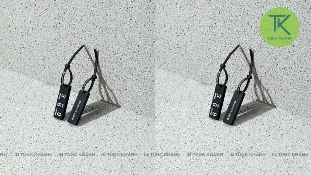 Logo cao su ứng dụng làm tag quần áo