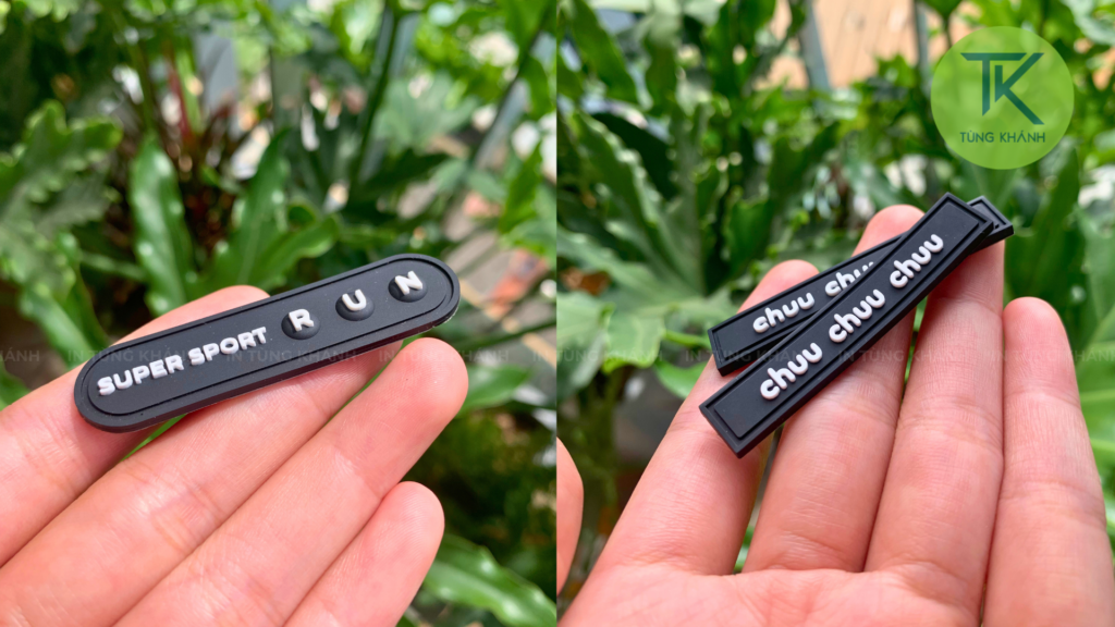 Mẫu logo cao su nổi khối