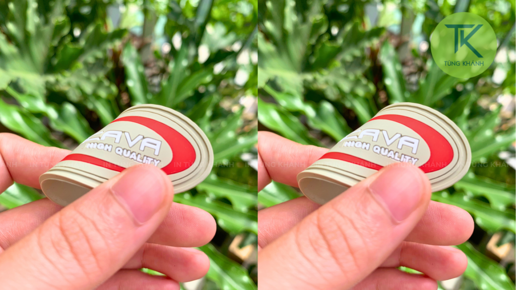 Mẫu logo chi tiết chìm khối