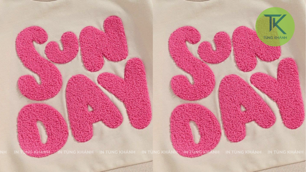 Xưởng sản xuất thêu xù Tùng Khánh