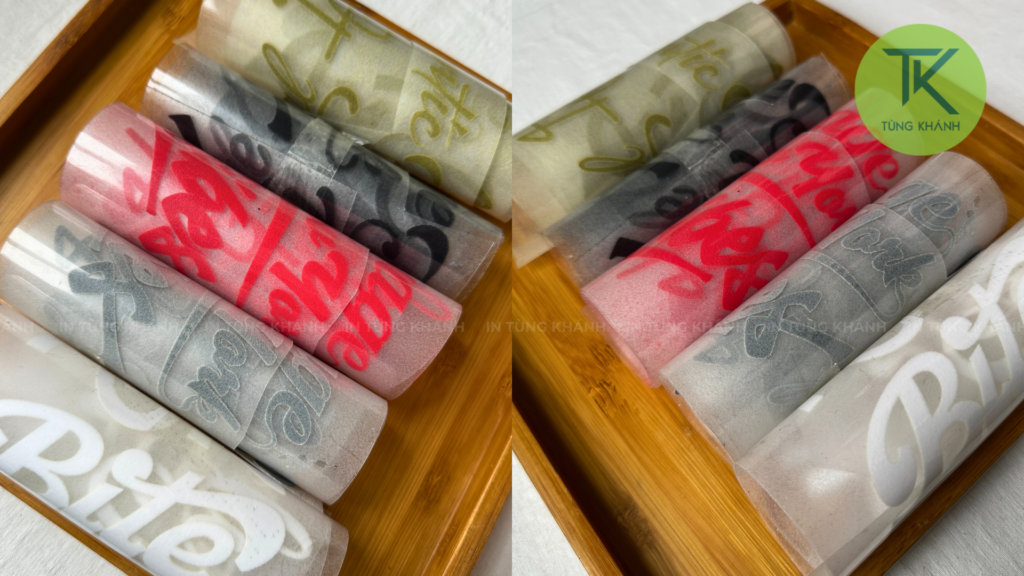 Decal chuyển nhiệt đa dạng hiệu ứng và màu sắc độc đáo