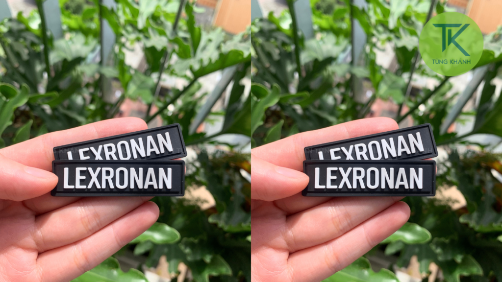 In logo lên áo với logo cao su - giải pháp bền vững