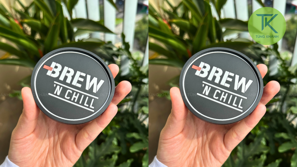 Lót cốc cao su bền, dễ vệ sinh