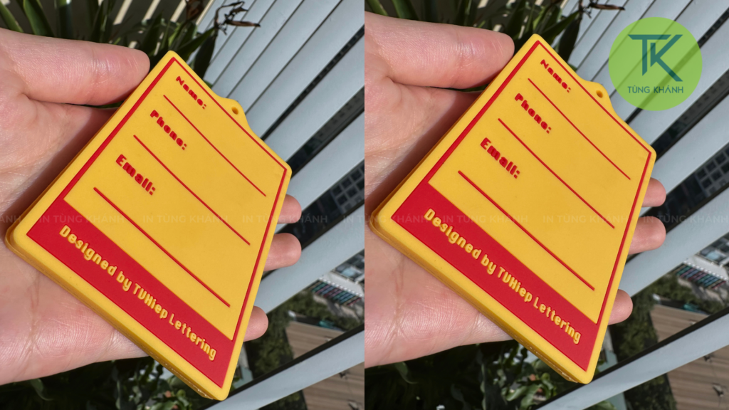 Mác cao su chất liệu bền đẹp sắc nét