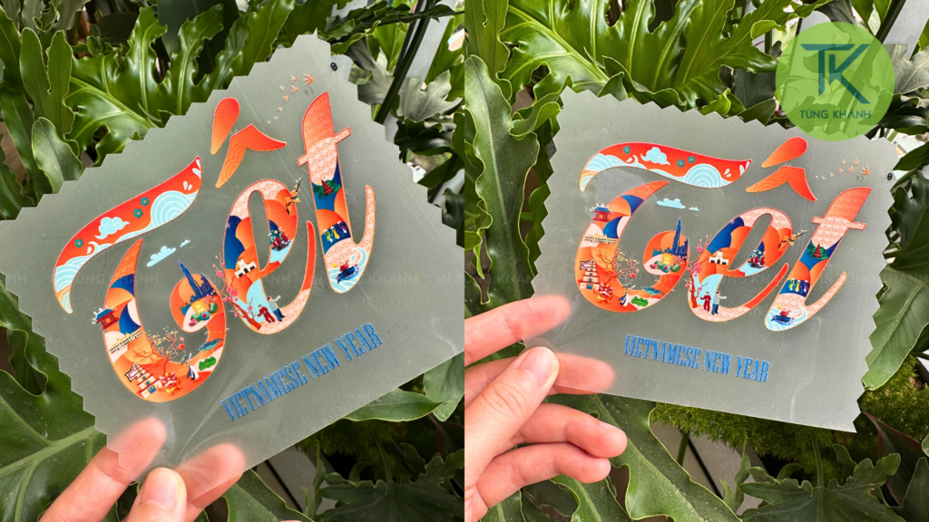 Mẫu chữ in Tết mang ý nghĩa may mắn