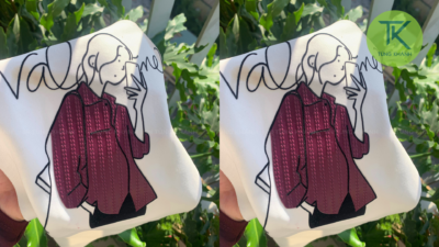 Mẫu decal nhung kết hợp silicon