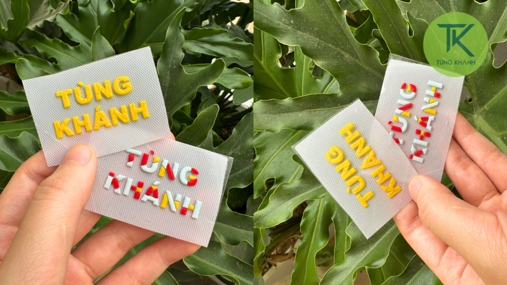 Tem silicon khác gì với in silicon trực tiếp lên vải