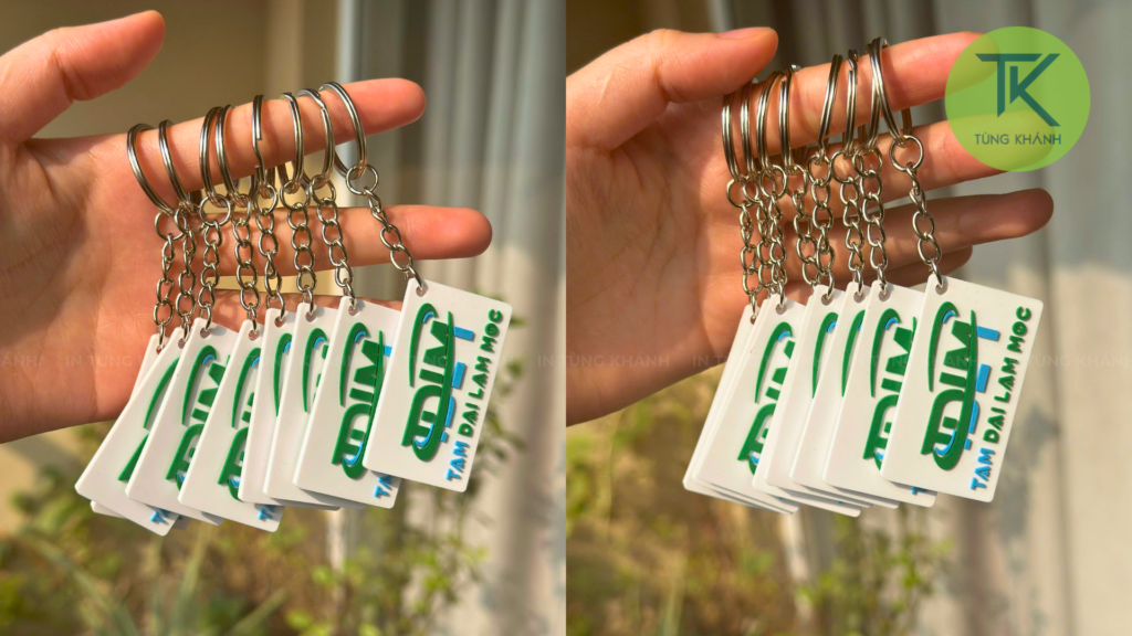 Dịch vụ sản xuất móc khóa in theo yêu cầu