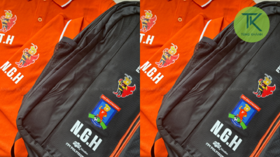 In pet lên balo đồng phục FPT