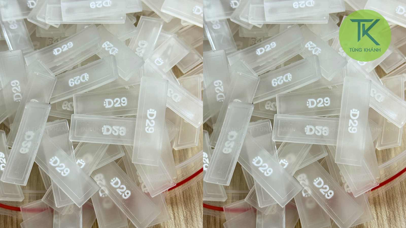 Lỗi thường gặp khi đặt logo cao su nền trong