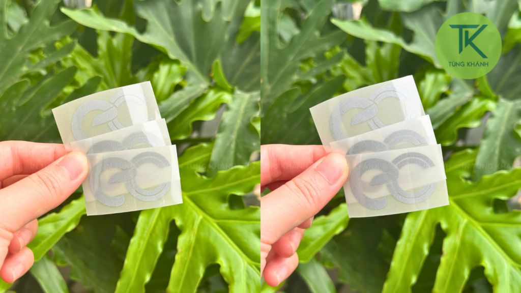 Nhãn ép nhiệt quần áo phản quang Ecochic