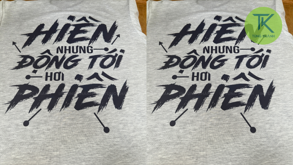 Hình in typography cá tính