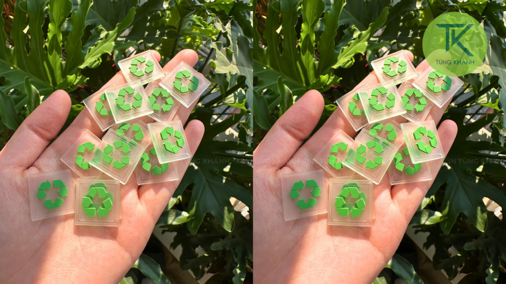 Khi nào nên dùng tem mác cao su nền trong