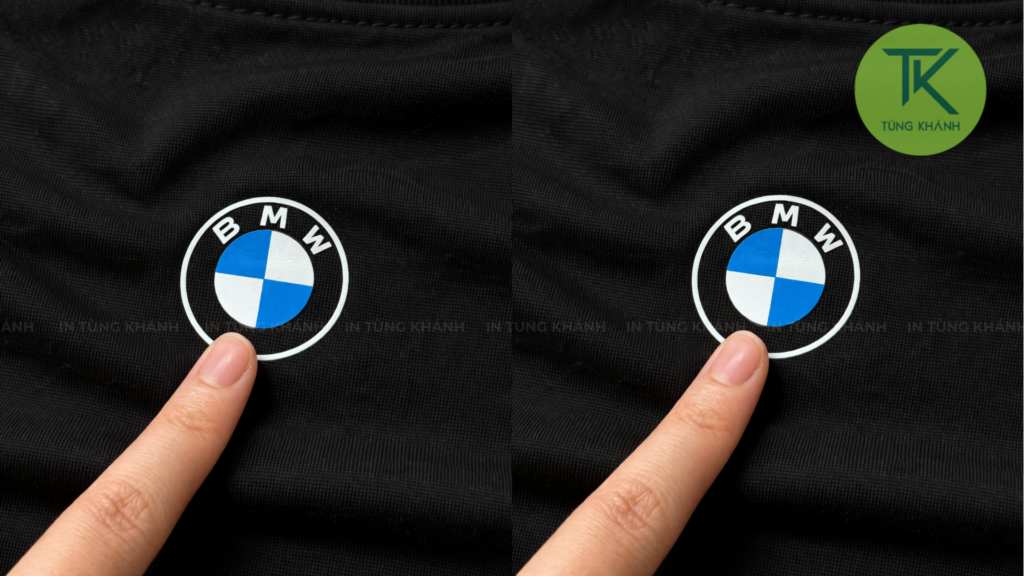 Nhãn chuyển nhiệt cao thành BMW tại Tùng Khánh