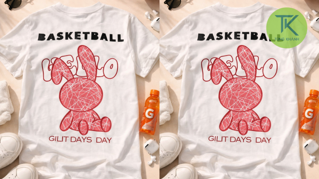 Tùng Khánh đơn vị sản xuất hình in pet áo thun chất lượng