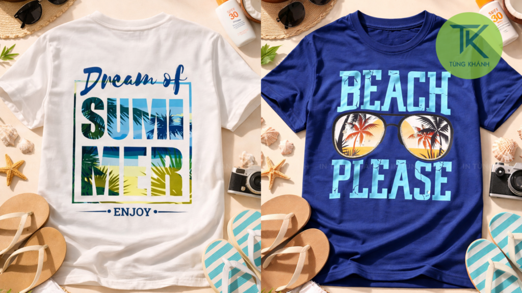 Vì sao nhiều xưởng may chọn in PET cho hình in áo thun