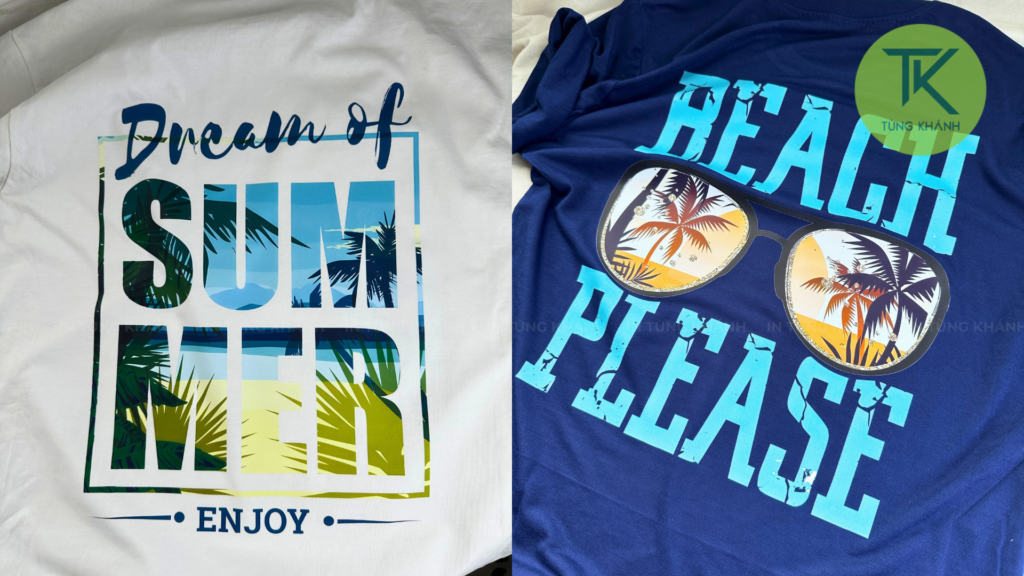 Vì sao nhiều xưởng may chọn in pet cho hình in áo thun