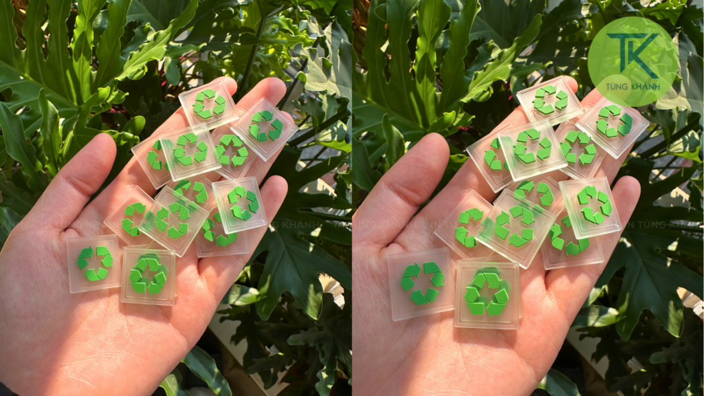 Vị trí may logo ở túi áo hoặc túi quần