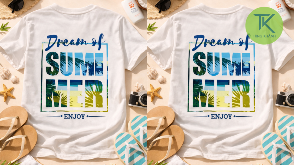 Xu hướng hình in áo đẹp cho áo thun mùa hè 2026