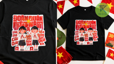 Hình in pet khổ lớn chủ đề 30/4