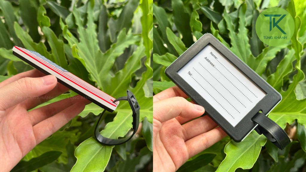 Cấu tạo và chất liệu thẻ hành lý cao su