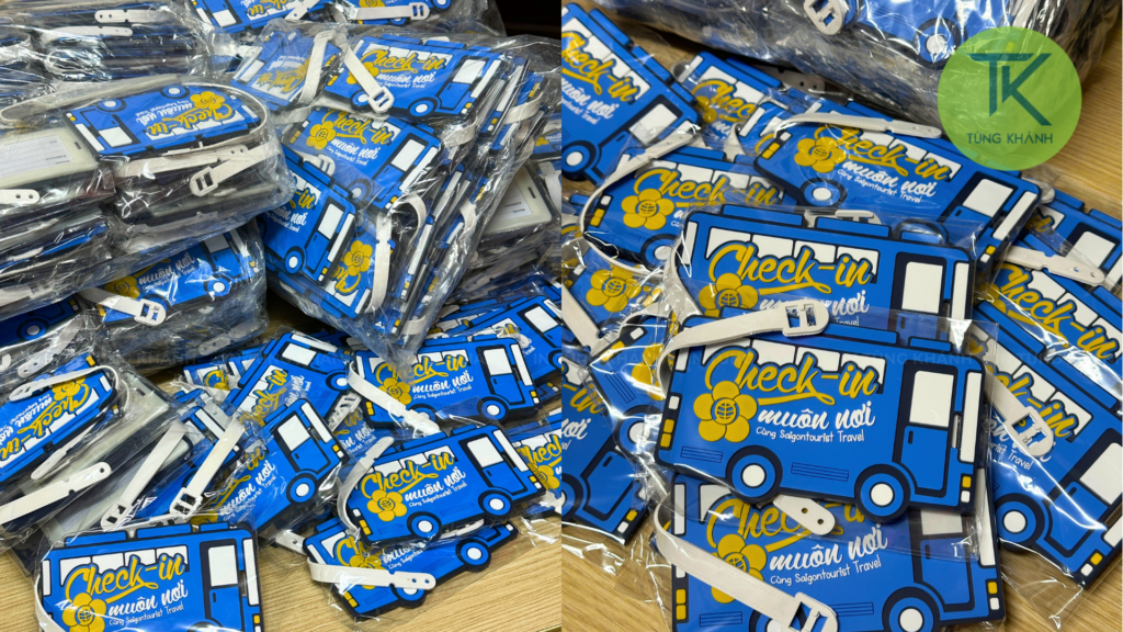 Quy trình đặt tag treo vali tại Tùng Khánh