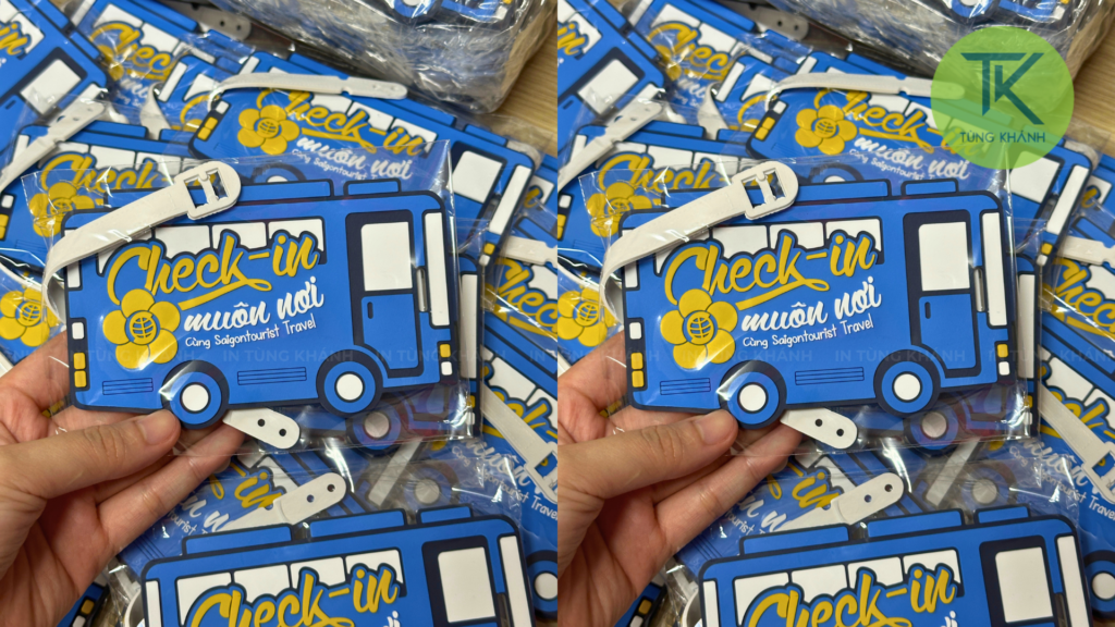 Quy trình sản xuất thẻ hành lý tại Tùng Khánh