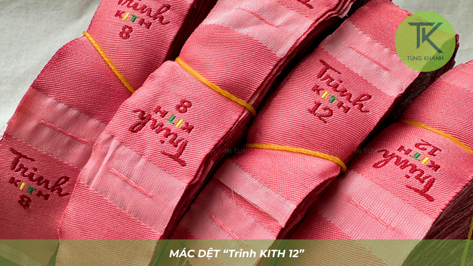 Tag dệt size