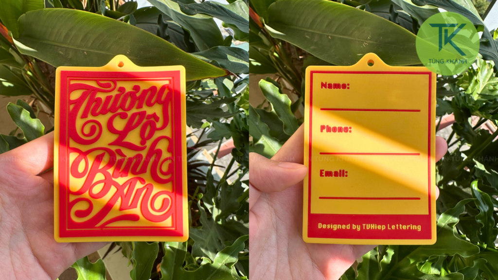 Ưu điểm nổi bật của thẻ hành lý cao su Tùng Khánh